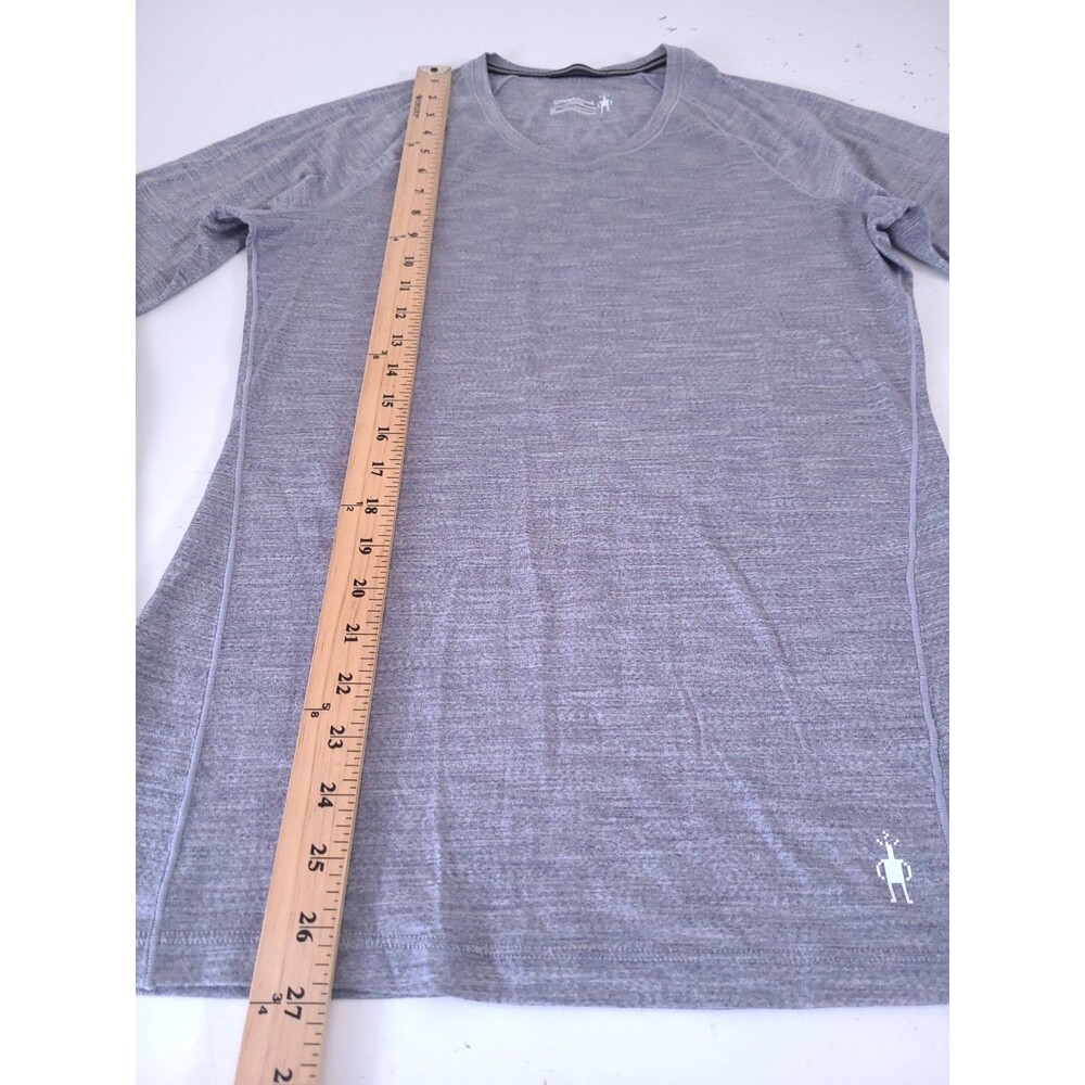SmartWool Gray Merino 150 Shirt Size M Base Layer Long Sleeve Crew - Picture 4 of 8